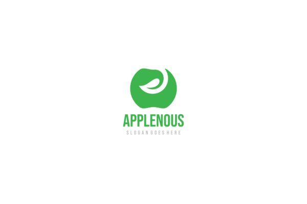 创意苹果图形Logo设计素材库精选模板 Apple Logo