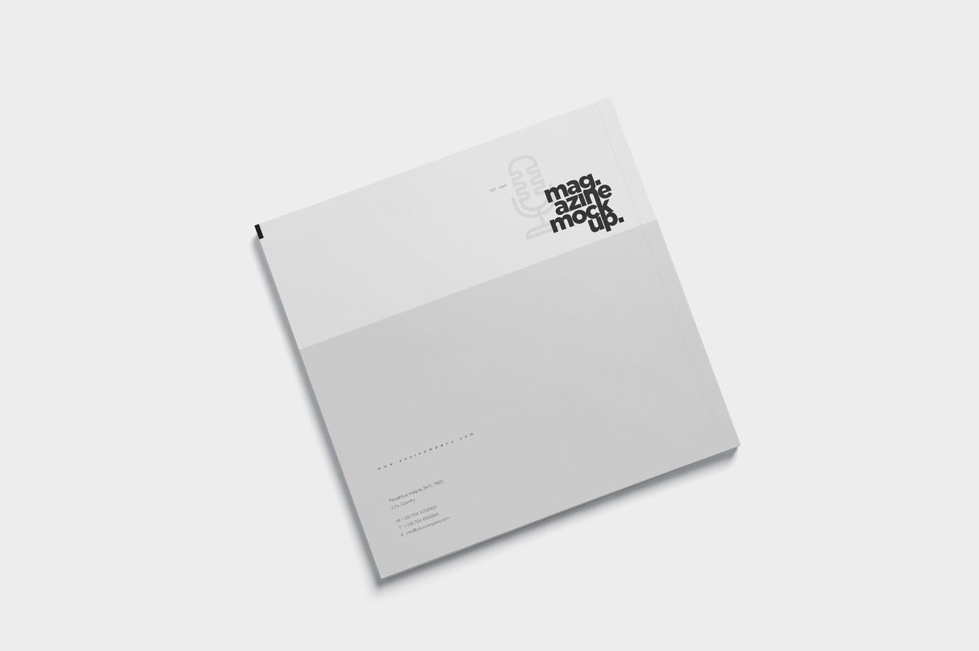杂志设计开合状态样机模板 Open and Close Magazine Mockups插图(5)