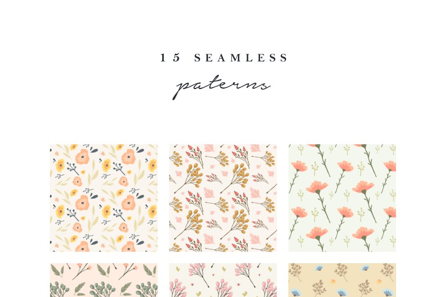 水彩花卉Logo设计套件 Logo Floral Kit插图(5)