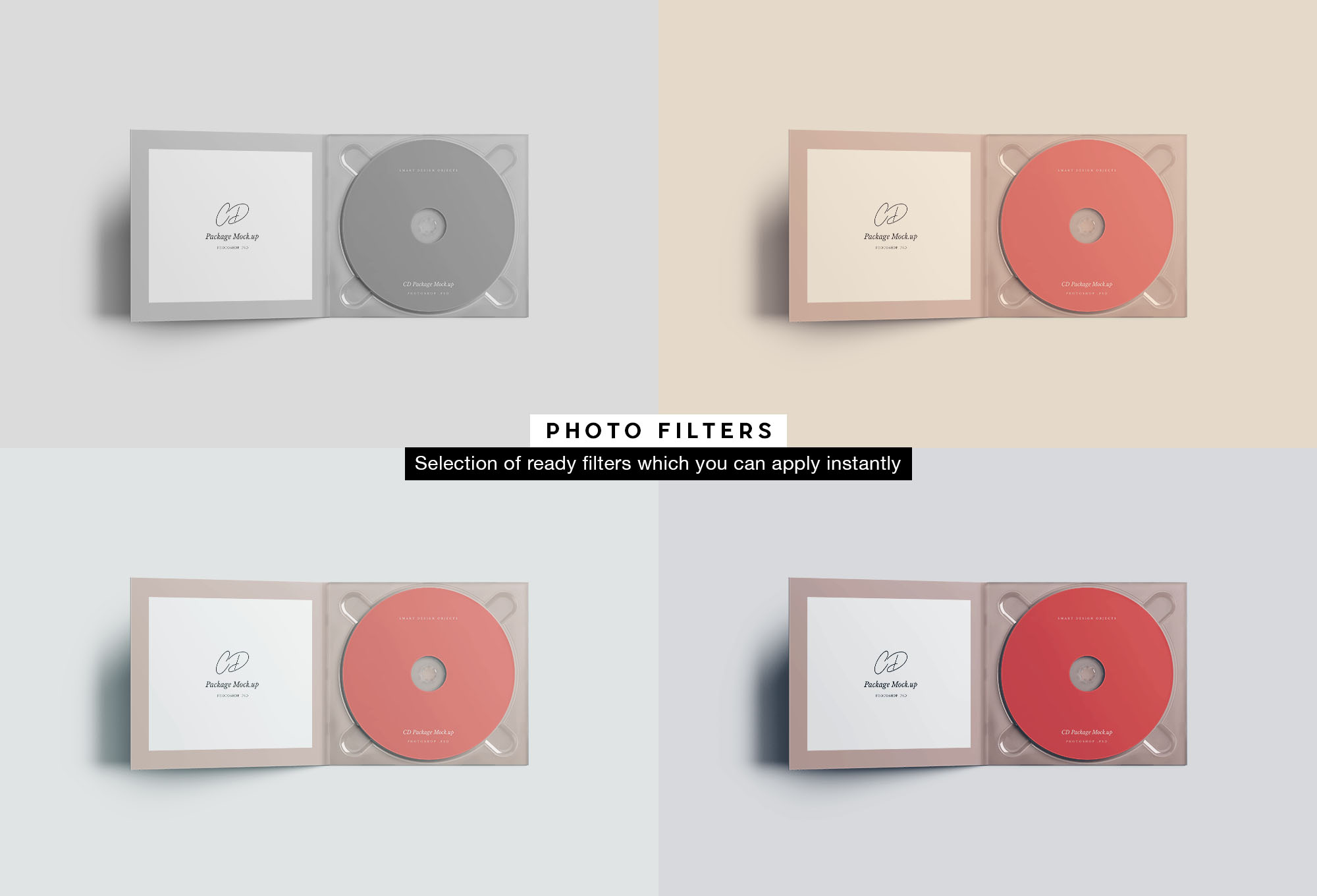 CD/DVD光盘盒设计效果图样机 7 CD Case Mockups PSD插图(9)