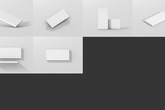 扁平长方形巧克力包装样机 Chocolate Packaging Mockup插图(9)