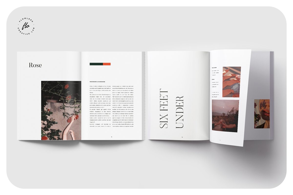 罗马复古时尚产品画册设计模板插图(2)