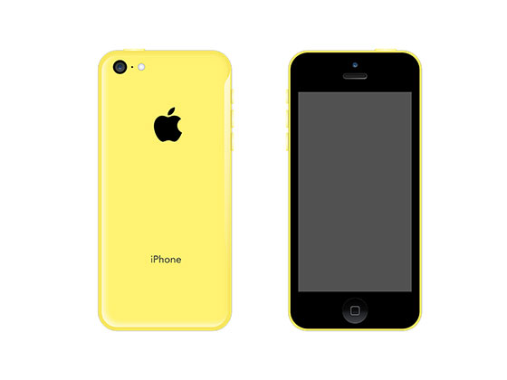 iPhone 5C Mockup素材之家精选sketch素材