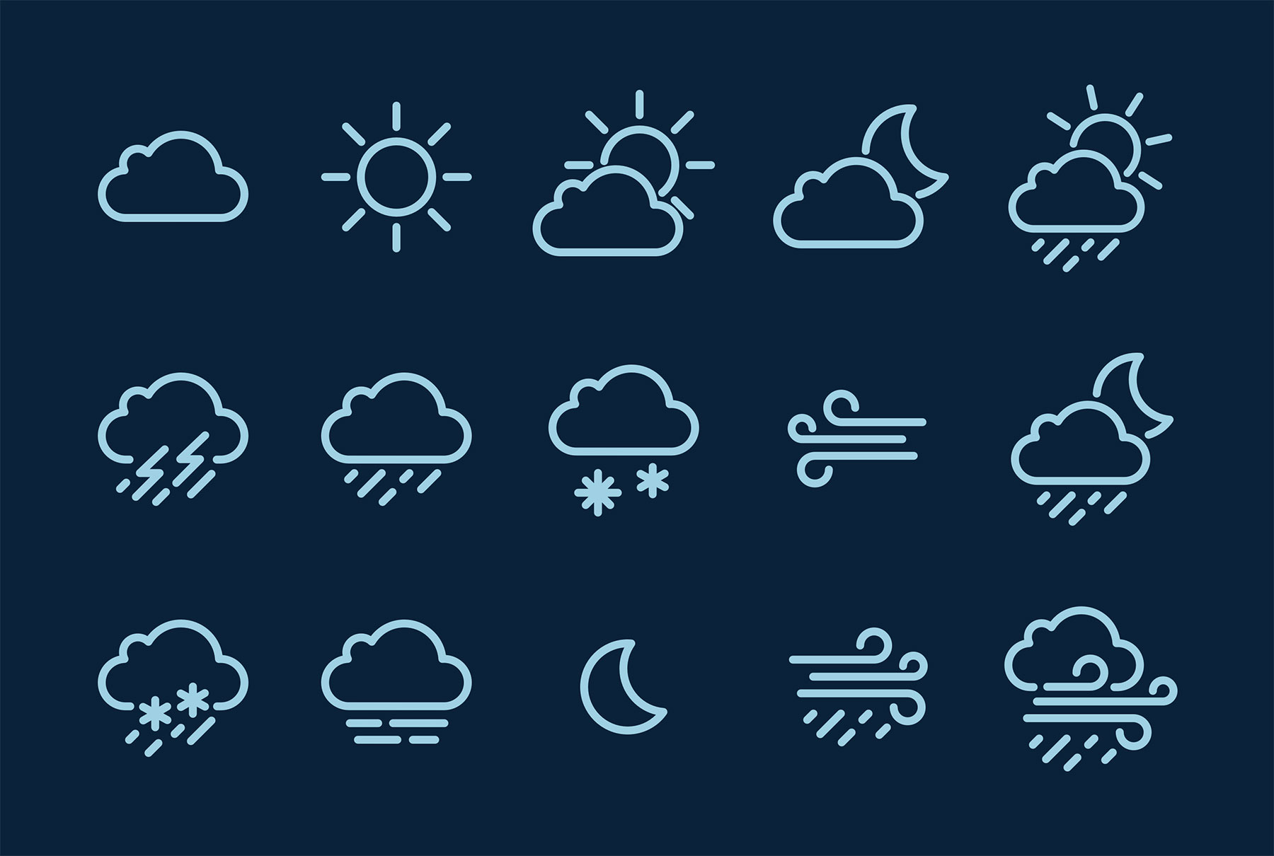 Weather Vector Icons