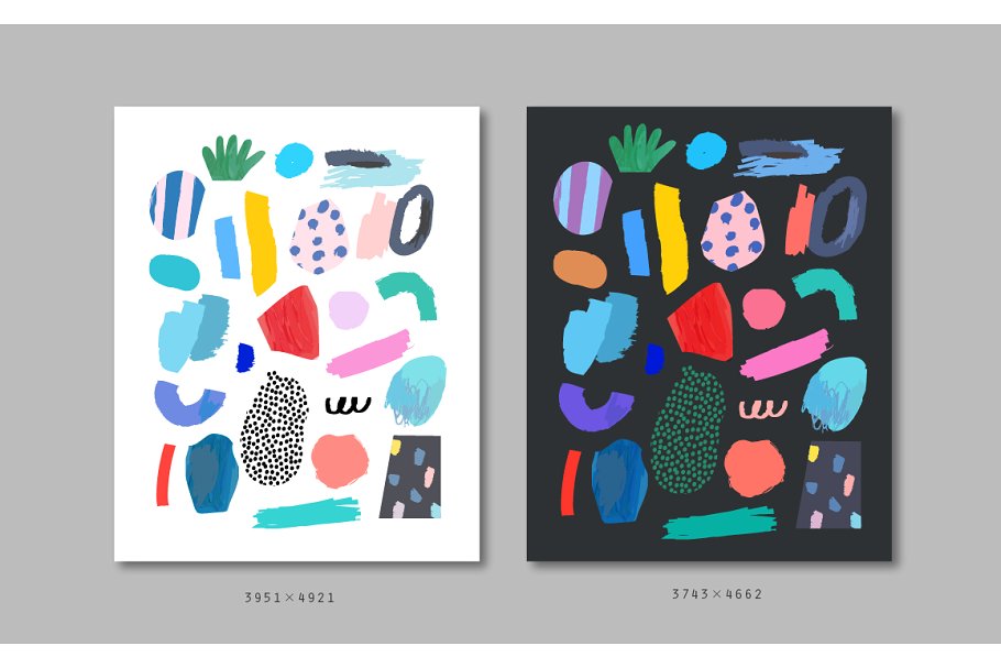 涂鸦错误笔画水彩图案素材 MAKE MistAKEs插图(7)