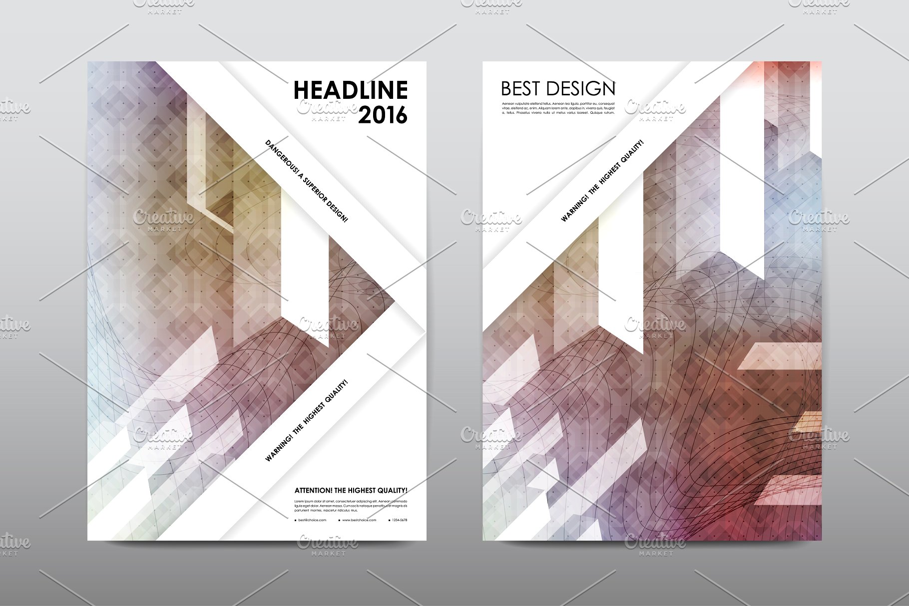 50+企业商业主题宣传小册子模板合集 50+ Business Brochures Bundle插图(10)