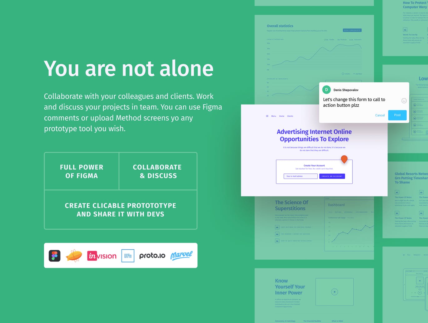 SKETCH&XD设计工具网站线框图模板素材 Method Wireframe Kit 2.3插图(4)