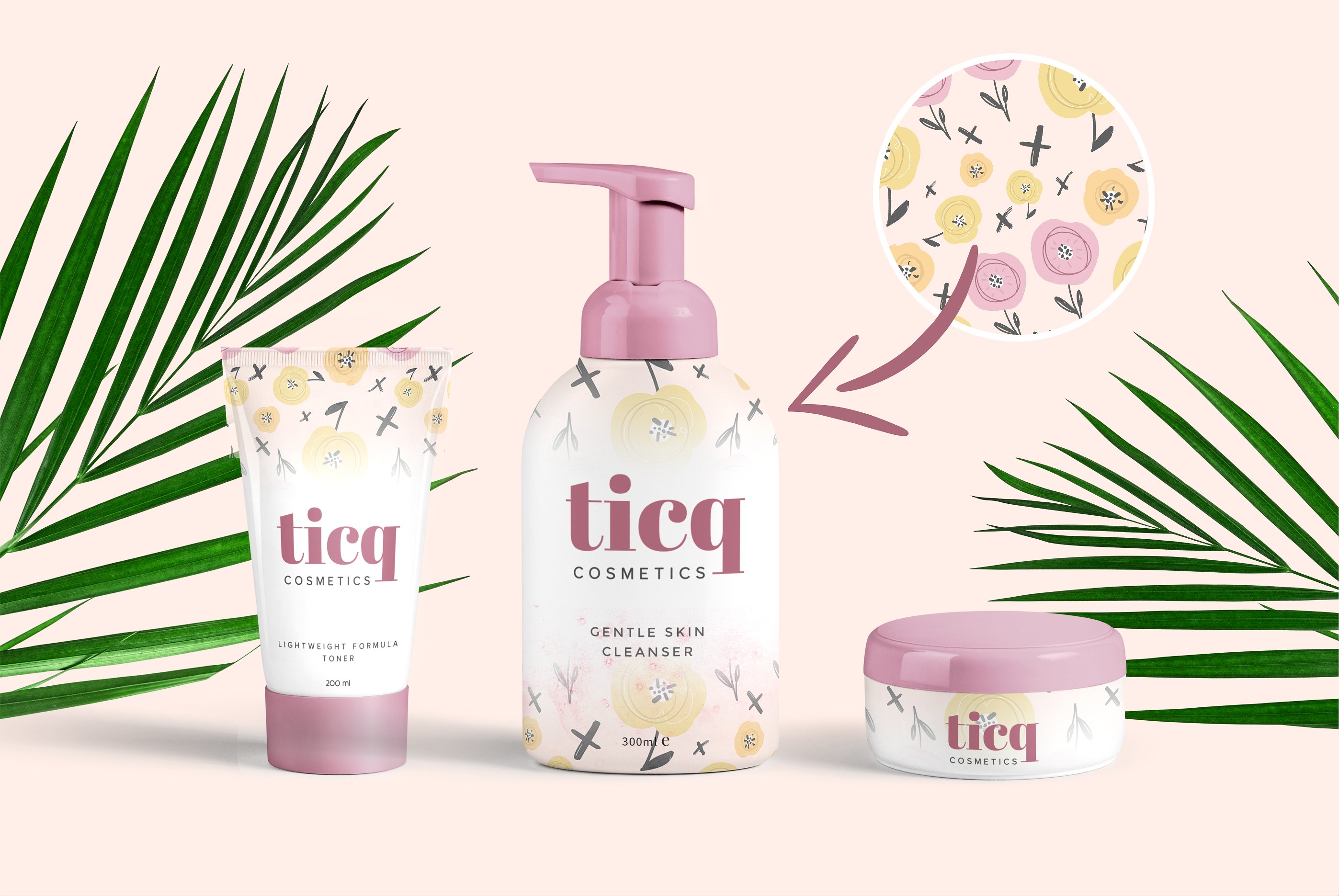 时尚、多彩的手绘特色背景纹理图形素材插图(3)