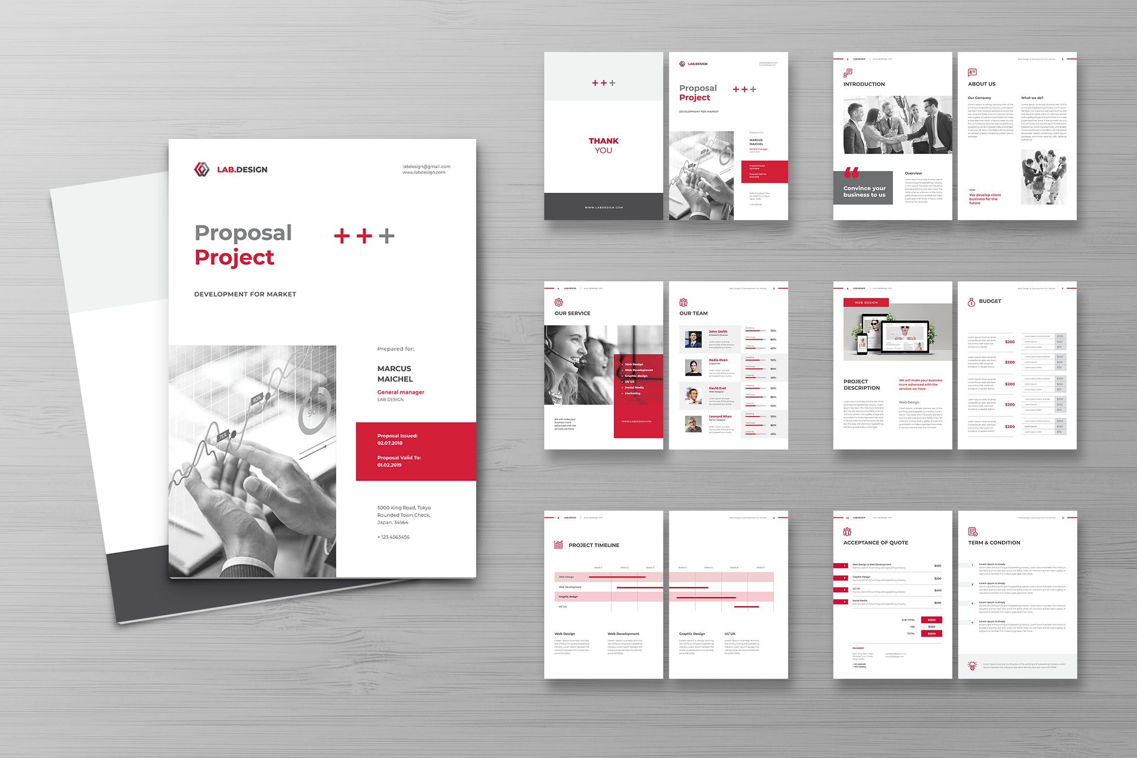 项目投标标书/项目提案书模板素材 Proposal插图