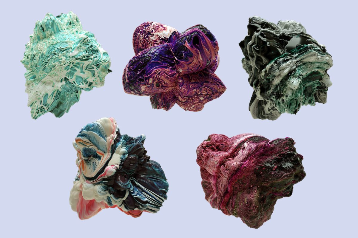 创意抽象纹理系列：15款高清3D抽象纹理&笔刷第二波 3D Mirage, Vol. 2 (Exclusive)插图(8)