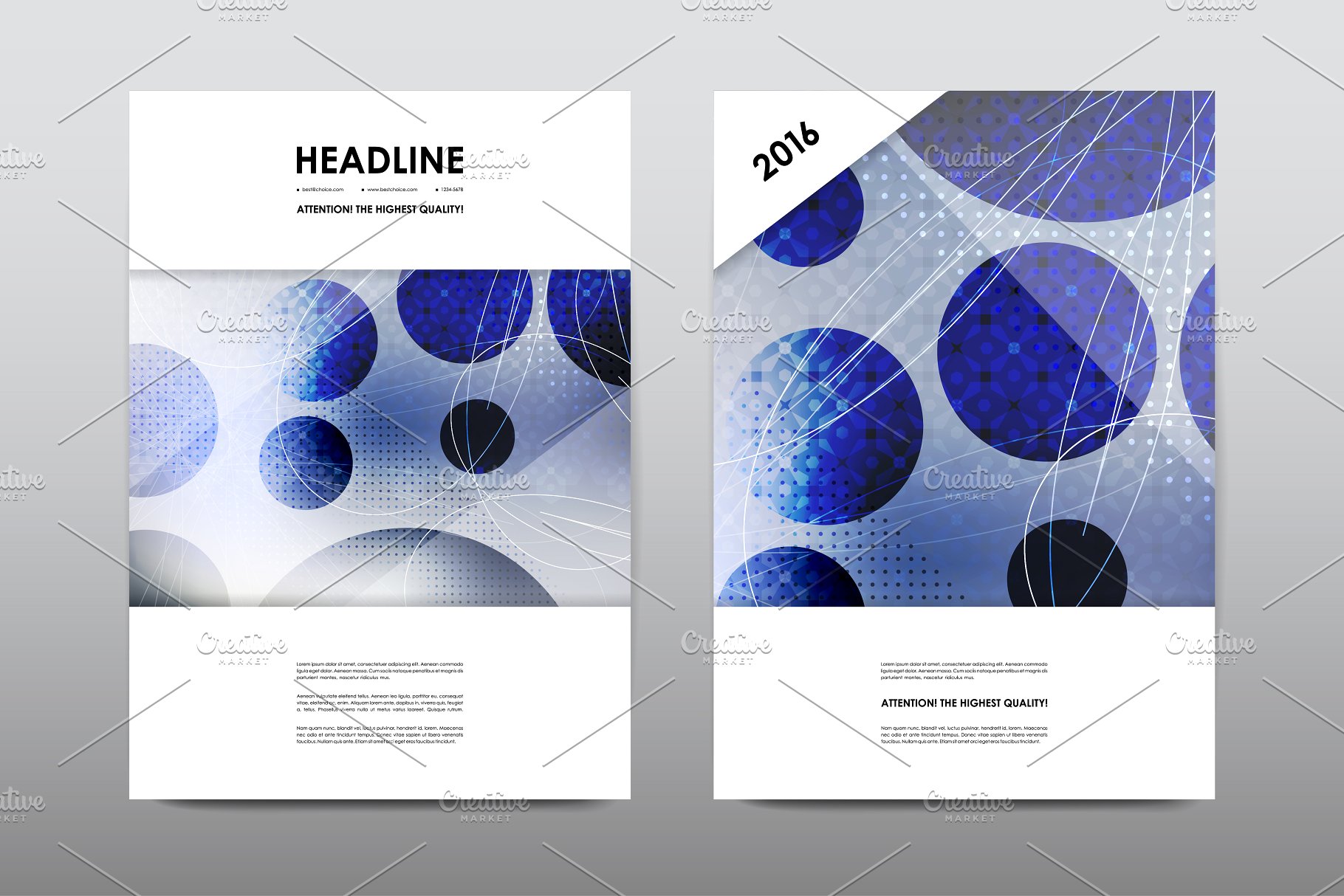 50+企业画册模板合集 50+ Business Brochures Bundle插图(6)