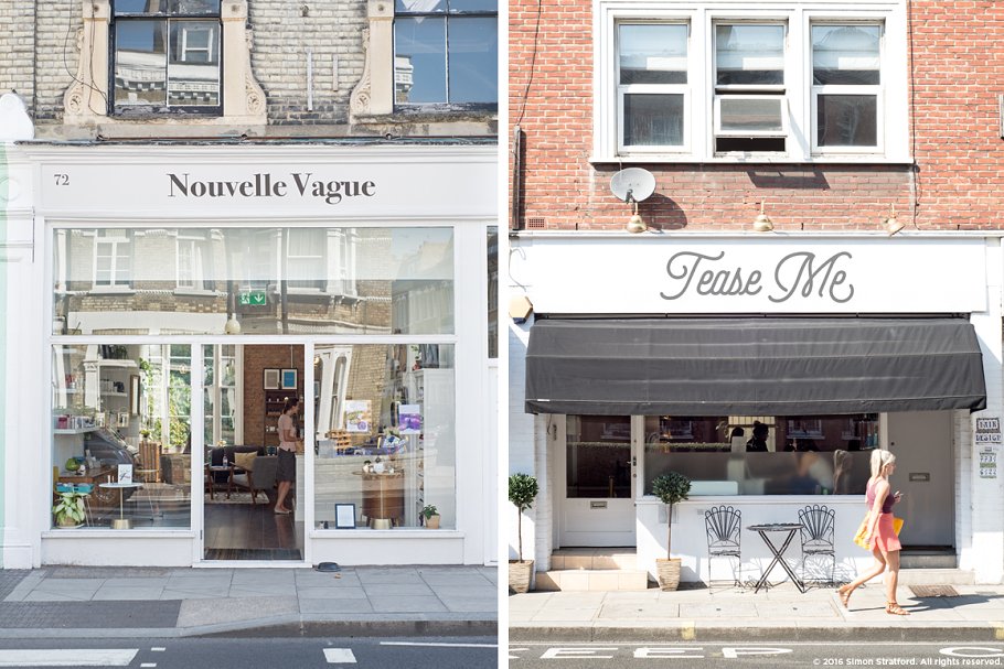 欧美店铺店招样机模板 Shop facade mockups 2 for photoshop插图(2)