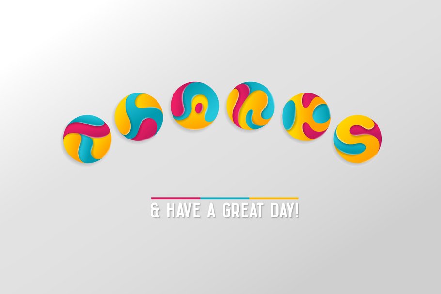 抽象矢量彩色字母名片设计素材 Vector alphabet with cards templates插图(4)