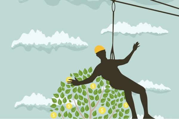 把人吊在树上摘金币 people money tree