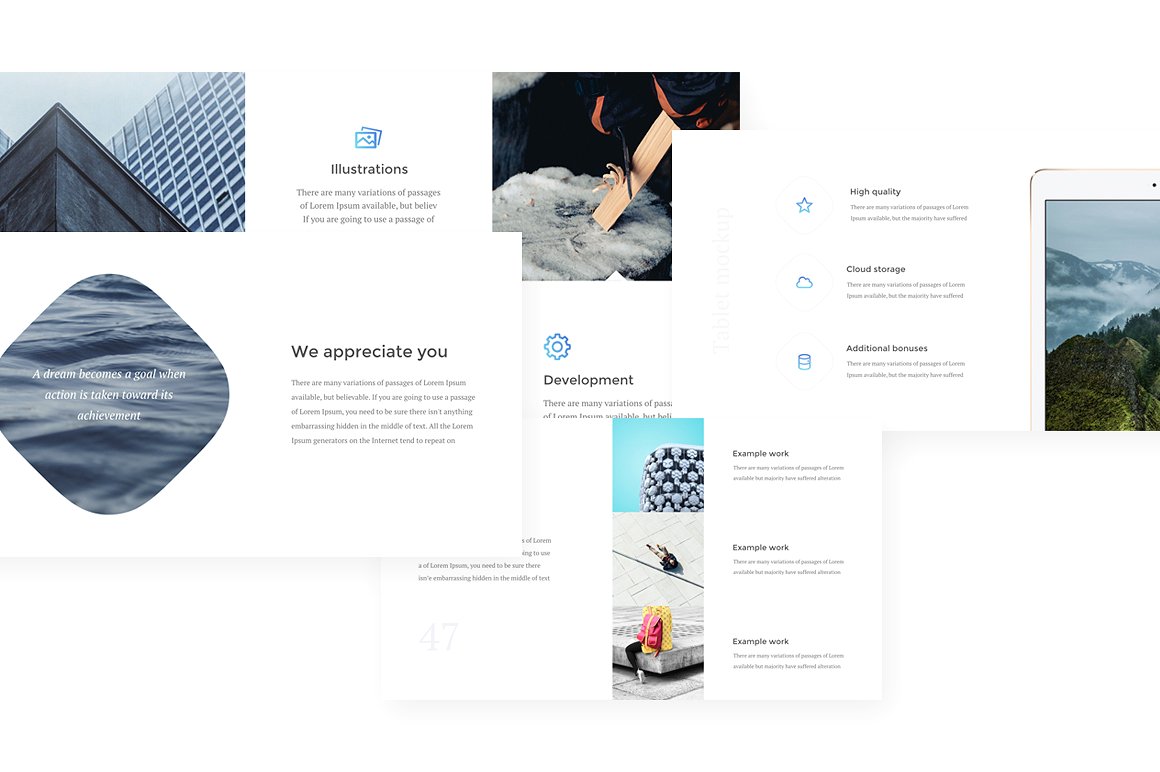 企业品牌宣传幻灯片模板 Athena [ keynote & powerpoint]插图(5)