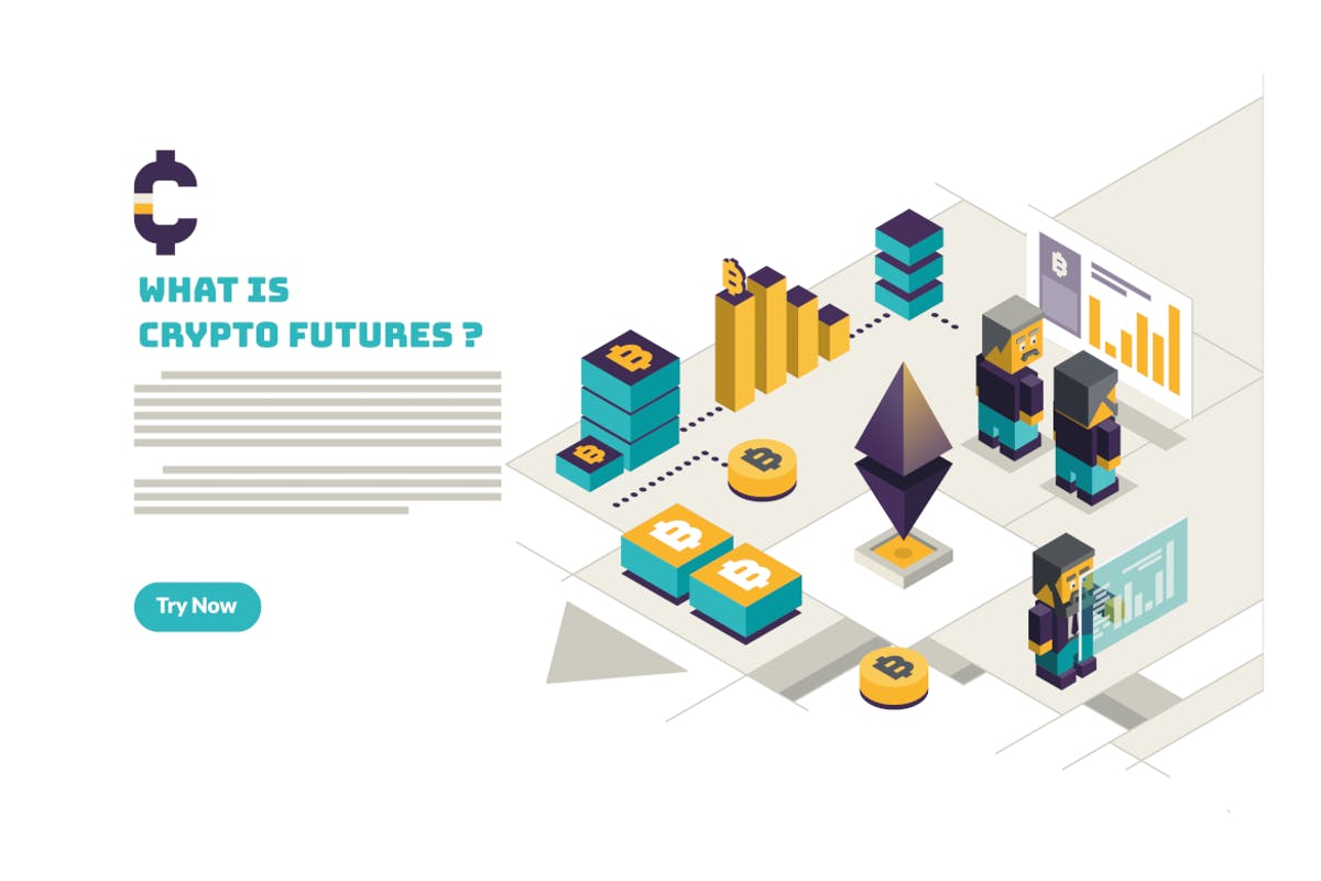 比特币加密货币业务场景着陆页模板 Cryptocurrency and Blockchain landing page.插图