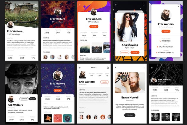 实用多用途APP应用UI套件UI模板 Mocha Mobile UI Kit插图(8)