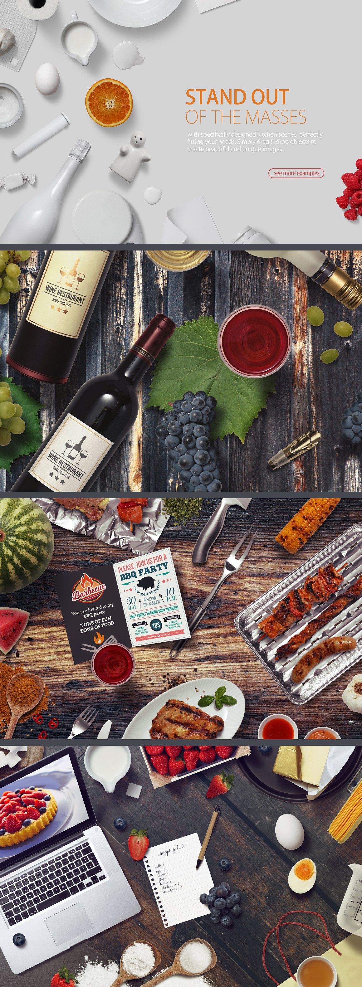 Kitchen Scene Generator–高品质的厨房场景样机下载 9.42 GB[psd,png]插图(6)