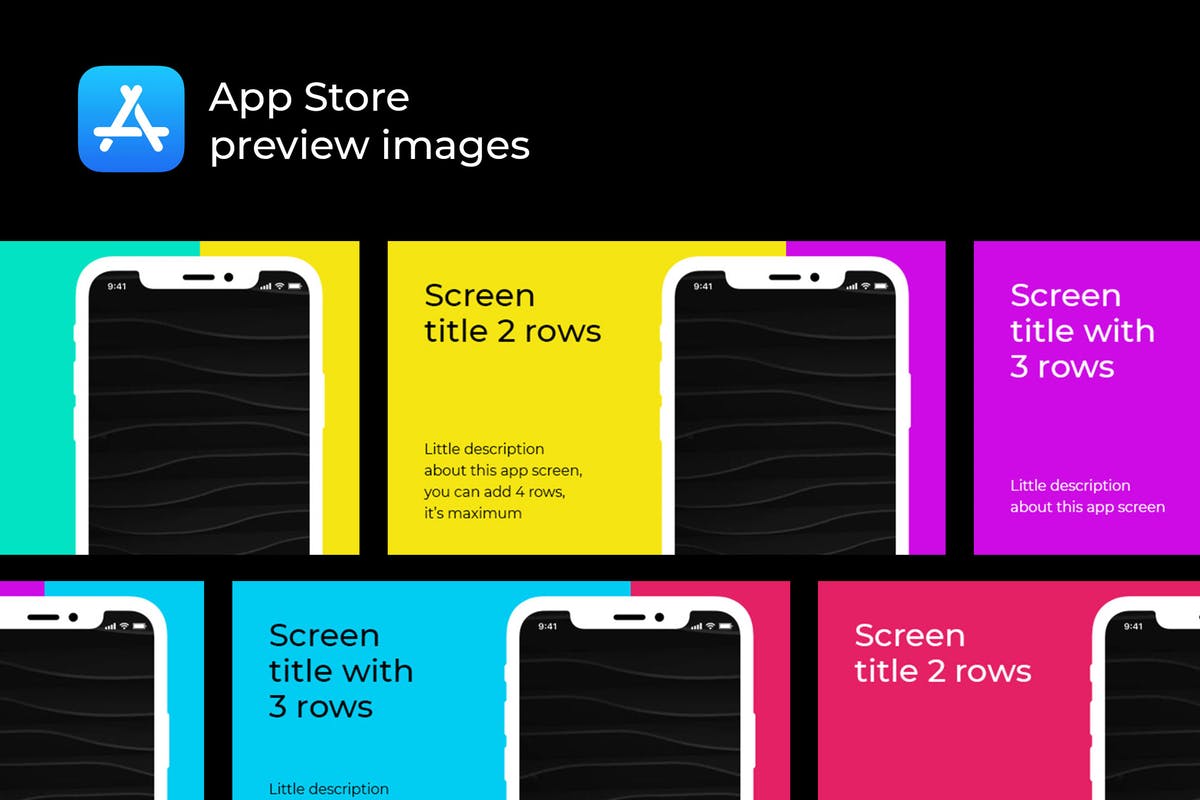 AppStore应用商店APP应用介绍预览样机 Mockup for AppStore插图