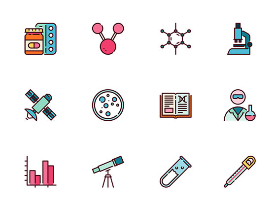 30 枚科学研究图标素材之家精选sketch素材