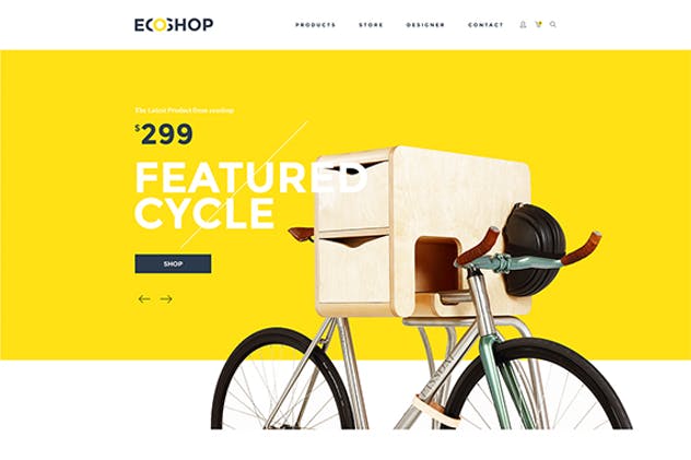 多用途电子商务网站PSD模板 ECOSHOP – Multipurpose eCommerce PSD Template插图(1)