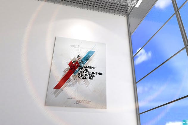 橱窗海报＆艺术墙画框样机 Poster and Art Wall Mockups插图(10)