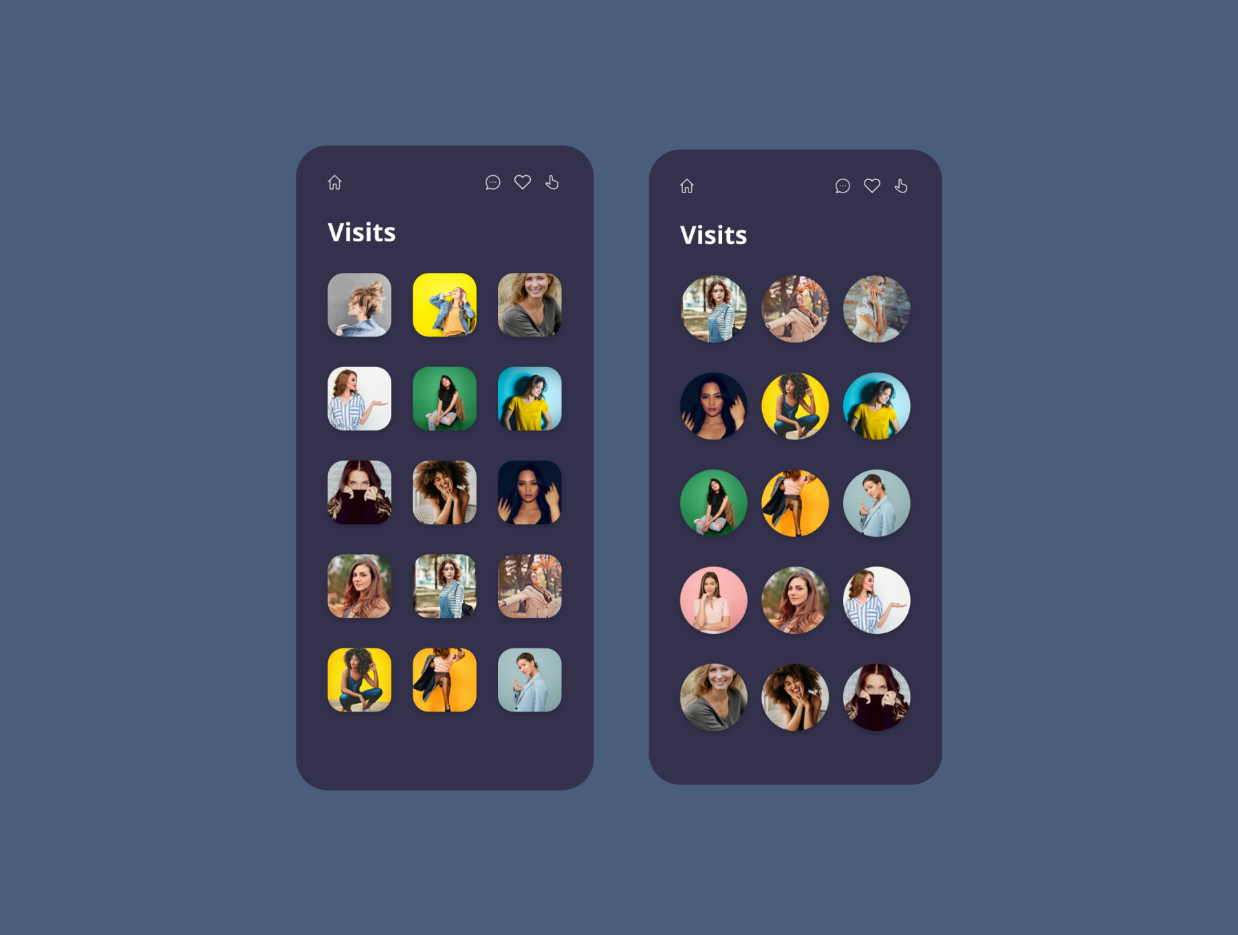 素材库下午茶：相亲交友APP UI KIT套装下载插图