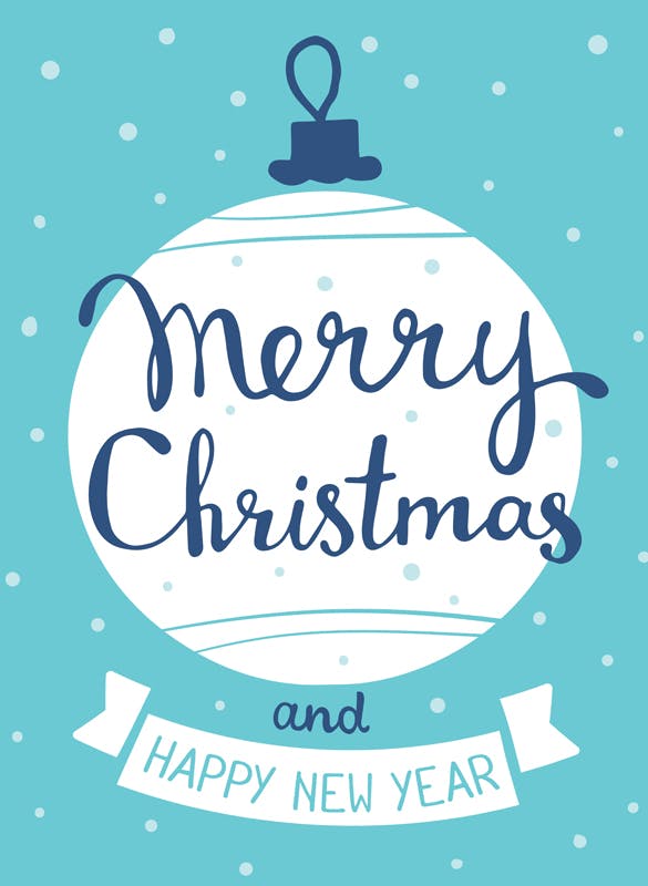 圣诞节&新年庆祝主题简易矢量手绘图形素材 Collection of Christmas cards插图(3)