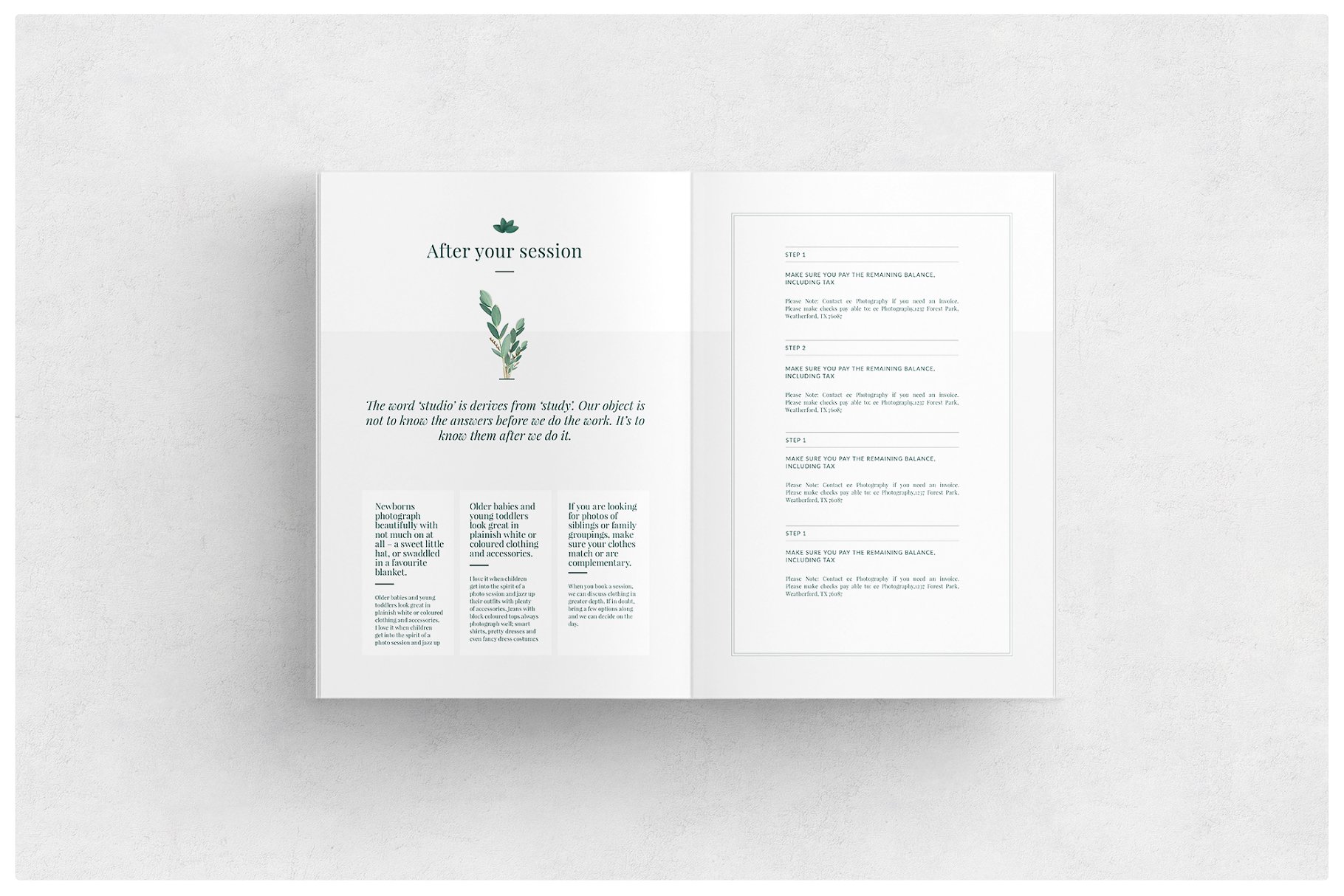 新生儿摄影育儿主题杂志模板 Newborn Photography Magazine插图(4)