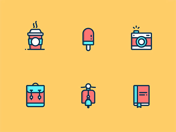 8 枚日常图标素材之家精选sketch素材