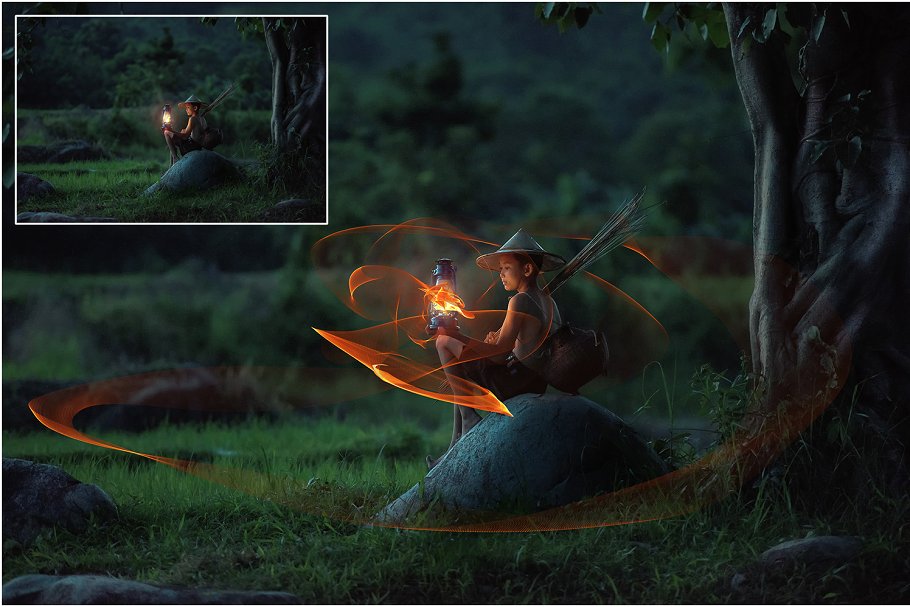 4K火焰耀斑叠层背景第3卷 4K Fire Flares Overlays Vol. 3插图(1)