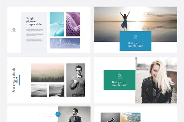 时尚高端简约多用途PPT模板V7 Multipurpose PowerPoint Template V.7插图(8)