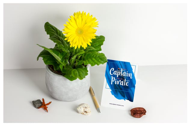 贺卡/邀请函样机模板 Greeting Card / Invitation Mockup插图(4)