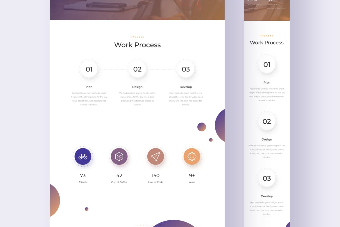 商业技术响应式网站着陆页设计模板[FIG, SKETCH, XD] Business Technology Responsive Landing Page插图(4)