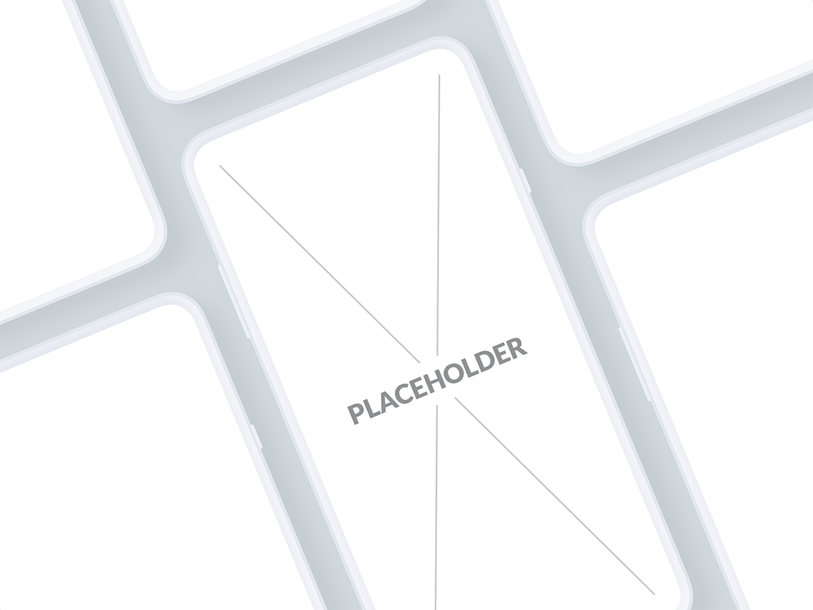 刘海屏iPhone手机等距网格素材库精选样机模板[白色版本] Presentation Mockups Light插图(15)