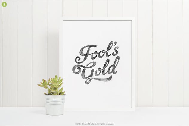 10款简约现代的画框展示样机模板 10 Picture Frame mockups插图(2)