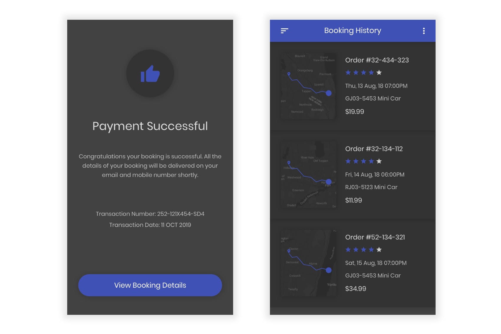 出租车打车APP应用UI界面设计Sketch模板 Taiksi – Taxi & Cab Booking Sketch UI Kit插图(8)