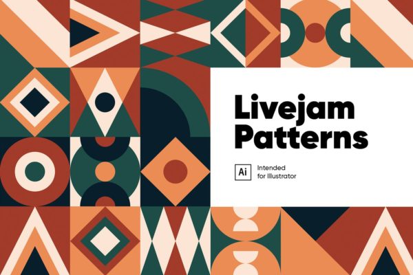Livejam抽象图案背景素材库精选 Livejam Abstract Patterns Pack