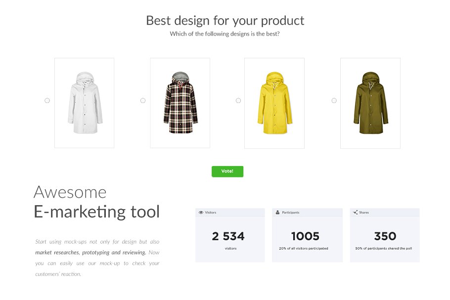 防水雨衣服装样机套装插图(9)