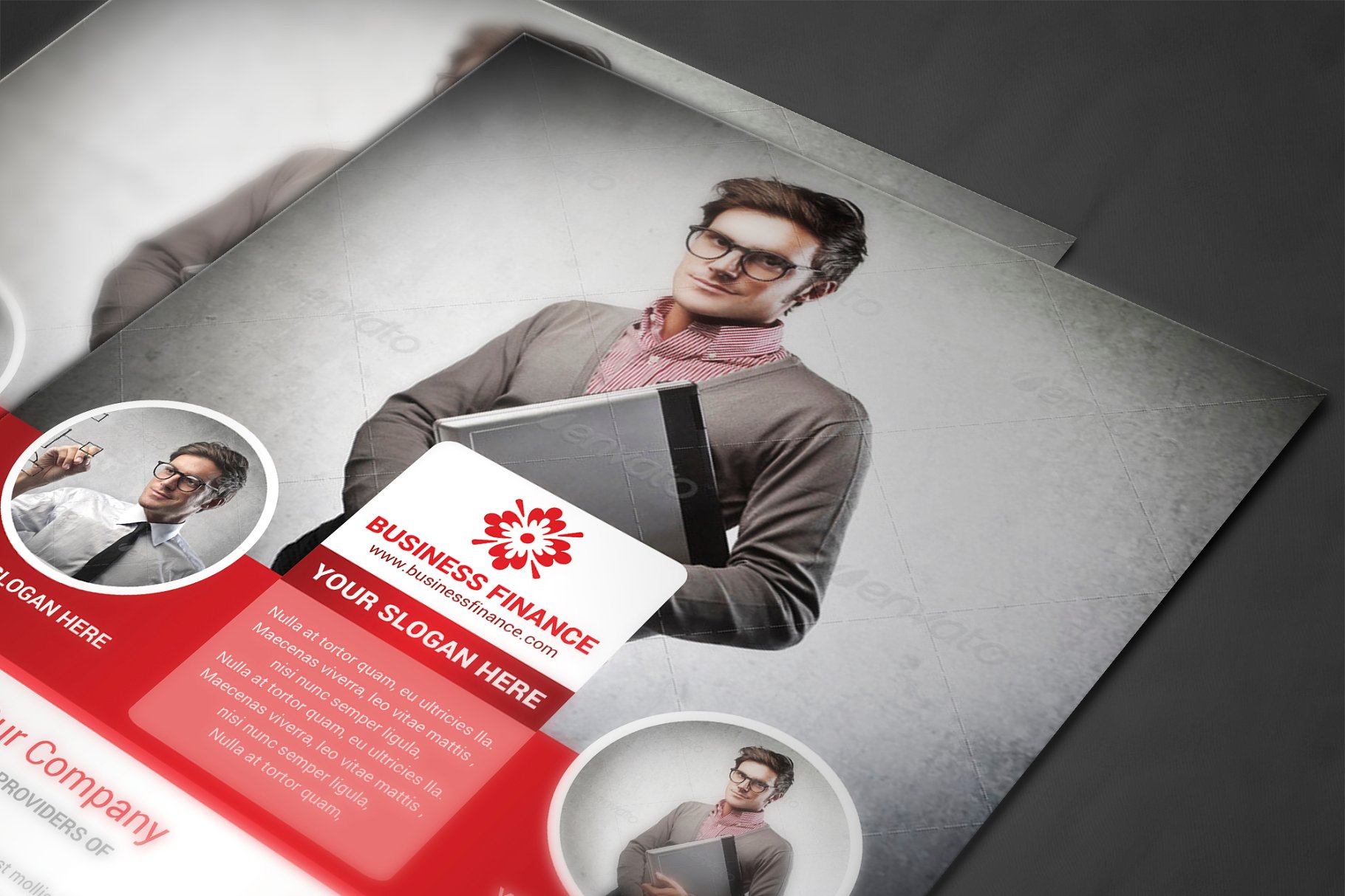 经典实用商务风格海报传单模板 Corporate Flyer插图(3)