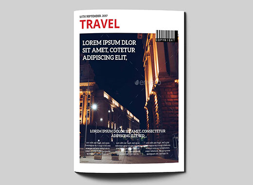 14页旅游类杂志模板Travel Magazine下载[indd]