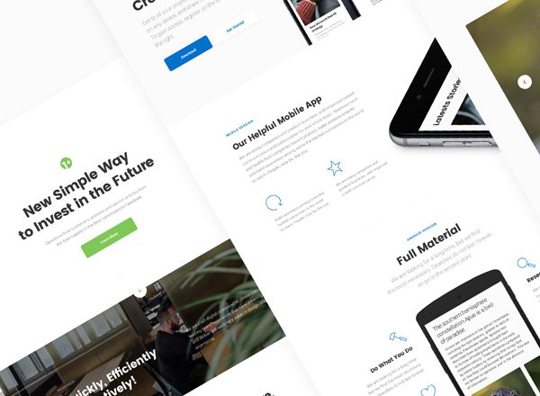 手机端+网页端设计 UI 套件 One More UI Kit（100个预设计层+5 PSD 案例）