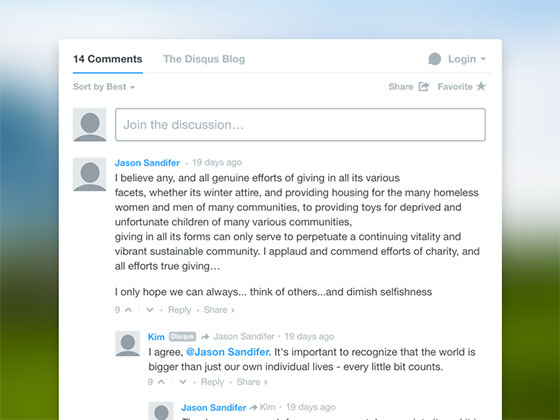 Disqus Comments素材之家精选sketch素材