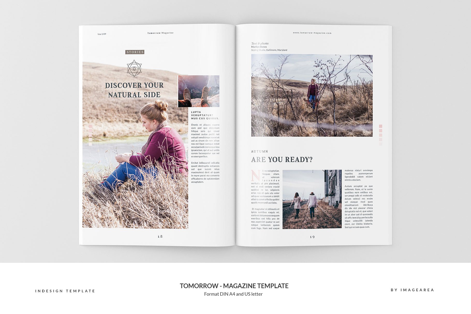 图文并茂排版优秀的专业杂志模板 Tomorrow – Magazine Template插图(10)