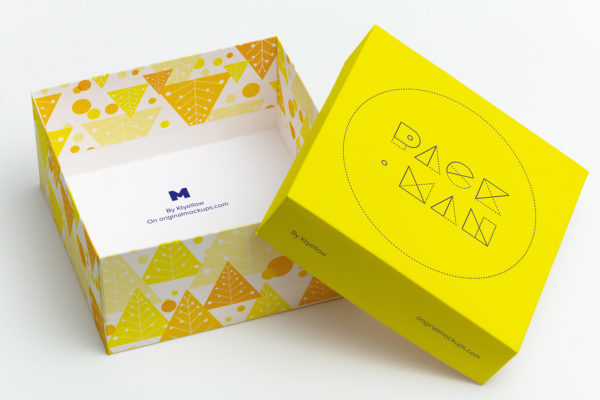 大礼盒礼品包装盒包装设计效果图样机01 Big Gift Box Mockup 01