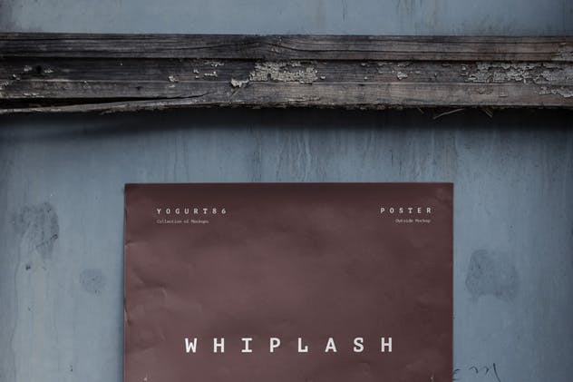 红砖墙海报张贴效果展示样机模板 Urban Poster Mock-up插图(4)