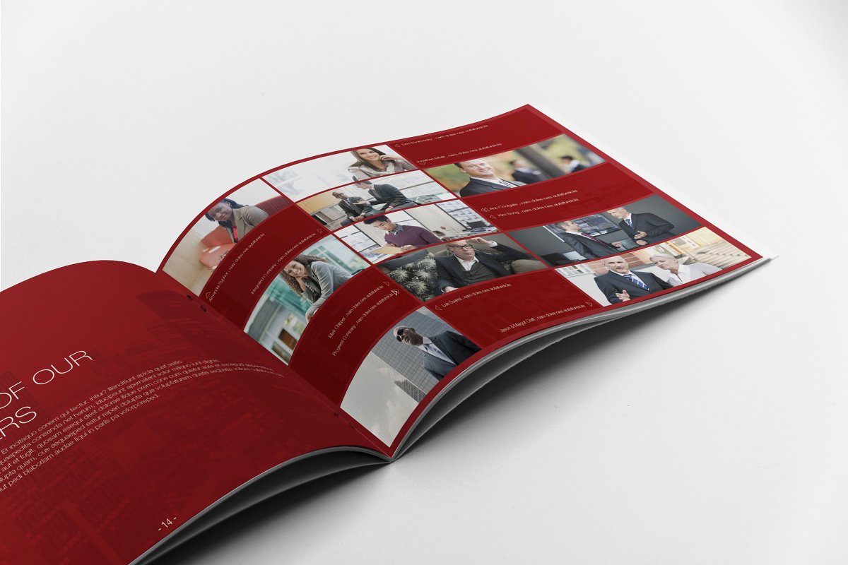 品牌企业宣传册设计模板插图(1)