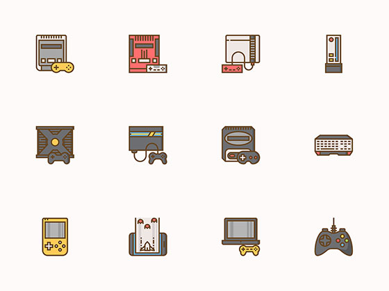 30 枚游戏设备图标素材之家精选sketch素材