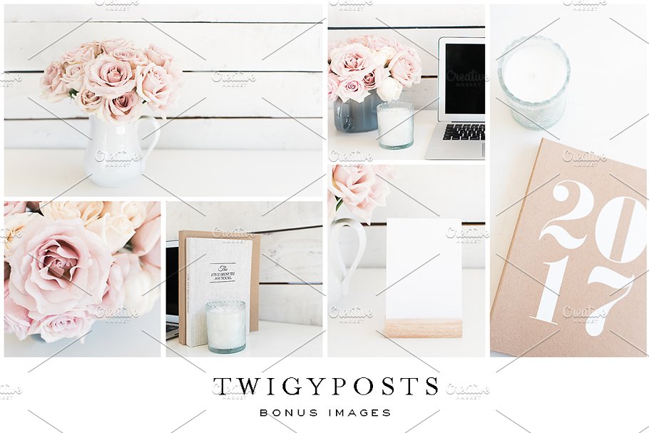 花卉场景样机 Floral Farmhouse Stock Photos插图(5)