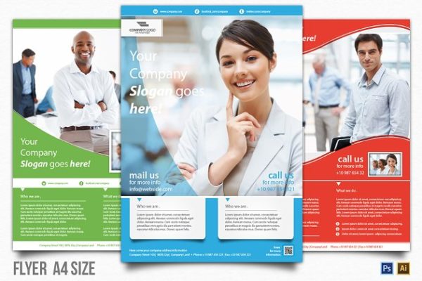 9个店铺活动优惠营销活动传单模板 9 Business Flyer